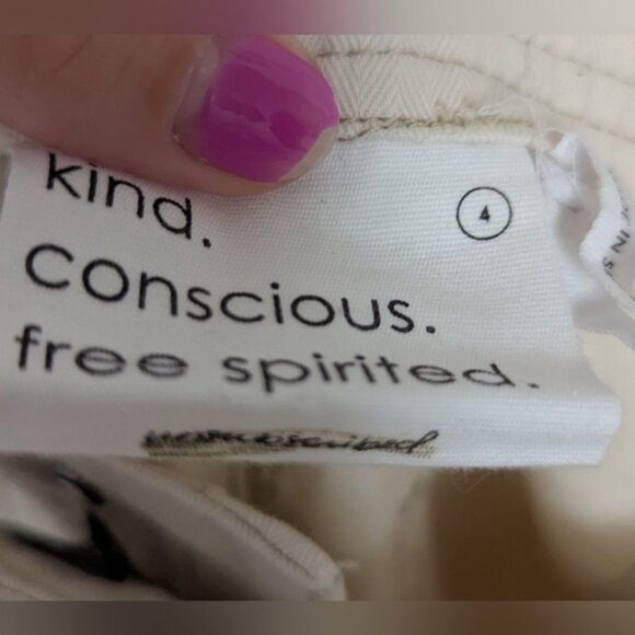 Brand New Cream Coloured Trousers - Size L - Picture 3 of 4